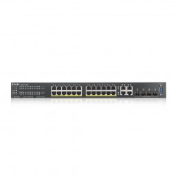 Zyxel GS2220-28HP-EU0101F switch di rete Gestito L2 Gigabit Ethernet (10 100 1000) Supporto Power over Ethernet (PoE) Nero