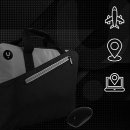 NGS MASTERKITBLACK borsa per laptop 39,6 cm (15.6") Borsa a tracolla Grigio