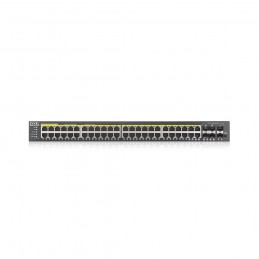Zyxel GS2220-50HP-EU0101F switch di rete Gestito L2 Gigabit Ethernet (10 100 1000) Supporto Power over Ethernet (PoE) Nero