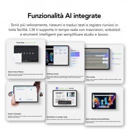 TCL NXTPAPER 11 Plus Mediatek 256 GB 29,2 cm (11.5") 8 GB Wi-Fi 5 (802.11ac) Android 15 Grigio