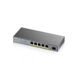 Zyxel GS1350-6HP-EU0101F switch di rete Gestito L2 Gigabit Ethernet (10 100 1000) Supporto Power over Ethernet (PoE) Grigio