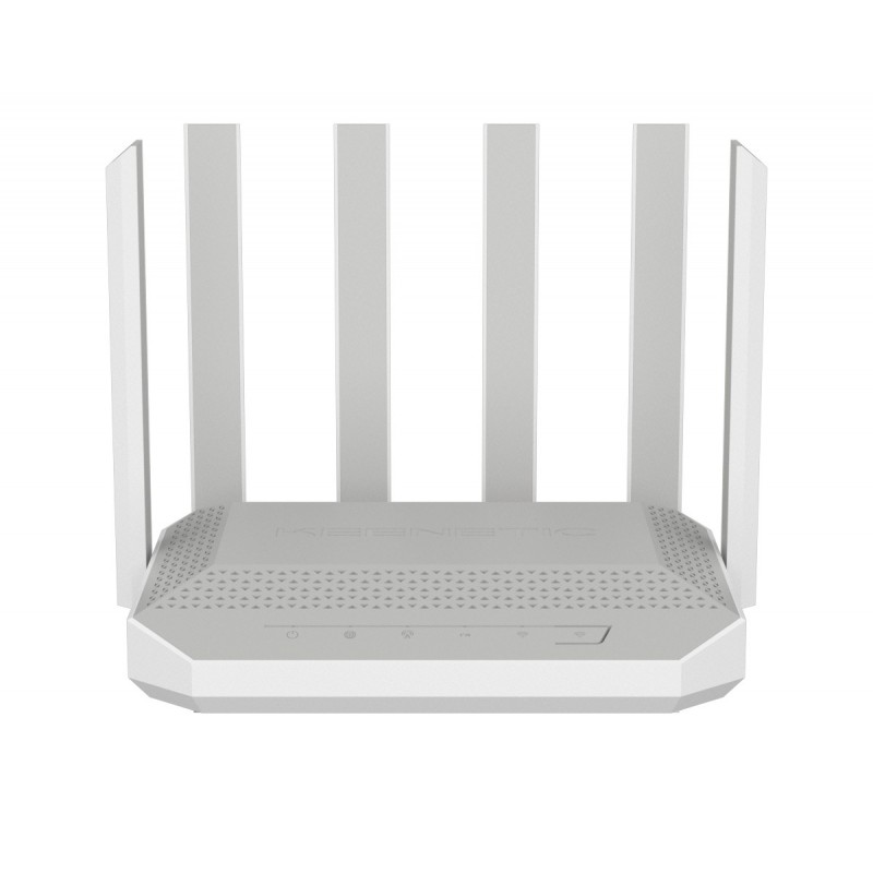 Keenetic Hero 5G (KN-4110) router wireless 2.5 Gigabit Ethernet Dual-band (2.4 GHz 5 GHz) Grigio, Bianco