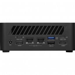 MSI Cubi Z AI 8M-012EU AMD Ryzen™ 7 8845HS 16 GB DDR5-SDRAM 1 TB SSD Windows 11 Pro Mini PC Nero