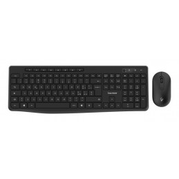 Vultech KM-841W tastiera Mouse incluso Ufficio Wireless a RF + USB QWERTY Italiano Nero
