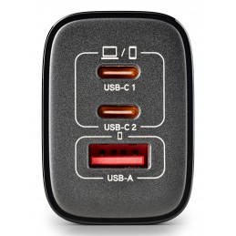 NGS ERA 65W BLACK Universale Nero AC Ricarica rapida Interno