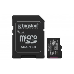 Kingston Technology 128GB microSDXC Canvas Select Plus Gen3 150MB s A1 (Adattatore SD incluso)