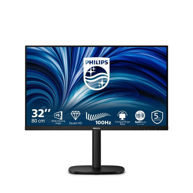 Philips Serie 3000 32B2N3500 00 Monitor PC 80 cm (31.5") 2560 x 1440 Pixel Quad HD LCD Nero