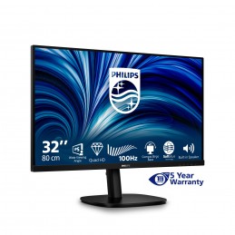Philips Serie 3000 32B2N3500 00 Monitor PC 80 cm (31.5") 2560 x 1440 Pixel Quad HD LCD Nero