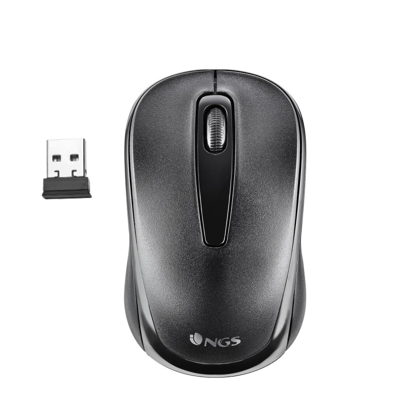 NGS EASY GAMMA mouse Ufficio Ambidestro RF Wireless Ottico 1200 DPI