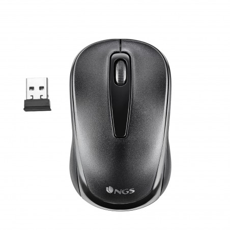 NGS EASY GAMMA mouse Ufficio Ambidestro RF Wireless Ottico 1200 DPI