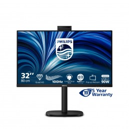 Philips Serie 3000 32B2U3601H 00 Monitor PC 80 cm (31.5") 2560 x 1440 Pixel Quad HD LCD Nero