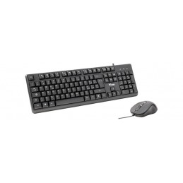 itek DEC C01 tastiera Mouse incluso Universale USB QWERTY Inglese, Italiano Nero