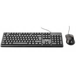 itek DEC C01 tastiera Mouse incluso Universale USB QWERTY Inglese, Italiano Nero
