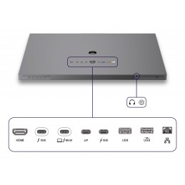 Philips Brilliance 27E3U7903 00 Monitor PC 68,6 cm (27") 5120 x 2880 Pixel 5K Ultra HD LCD Grigio