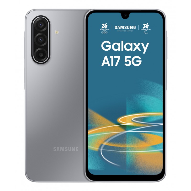 Samsung Galaxy A17 5G 17 cm (6.7") Dual SIM ibrida Android 15 USB tipo-C 4 GB 128 GB 5000 mAh Grigio