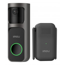 Imou Video Doorbell 2S Kit - mmagine QHD 2K | Batteria da 5000mAh166° D Visione grandangolare | 30° Orizzontale ruotabile | IR