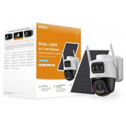 Imou AOV Dual KIT Telecamera da esterno, motorizzata, 4G e Wi-Fi a batteria