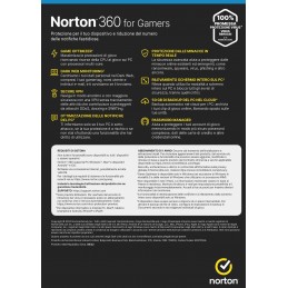 NortonLifeLock Norton 360 for Gamers 2023 Security management 1 licenza e 1 anno i