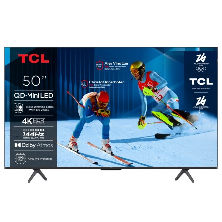 TCL C6K Serie Smart TV QD-MiniLED 4K 50" 50C6K, 144Hz, Dolby Vision IQ & Atmos, Google TV