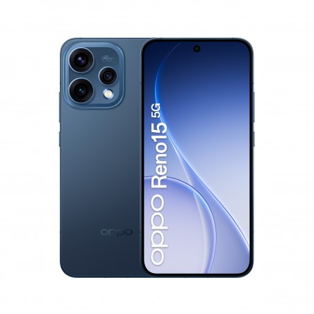 OPPO Reno15 5G AI Smartphone, Tripla fotocamera 50+50+8MP, Selfie 50MP, Display 6.59” 120HZ AMOLED FHD+, 6500mAh, RAM