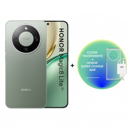 Honor Magic8 Lite 5G 17,2 cm (6.79") MagicOS 9.0 USB tipo-C 8 GB 512 GB 7500 mAh Verde
