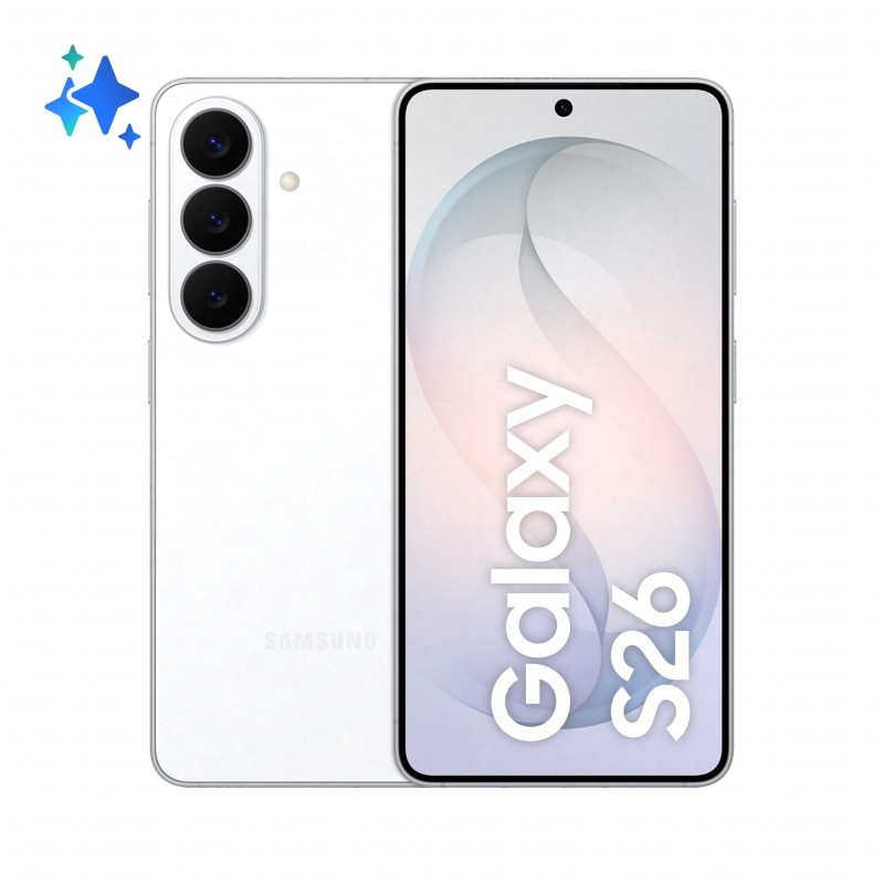 Samsung Galaxy S26 Smartphone AI, 512GB, Processore avanzato, Assistente Foto, Creative Studio, Camera 50 MP, 4300 mAh, White