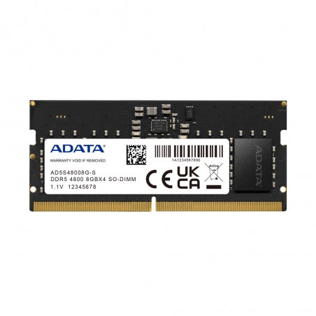 ADATA Premier memoria 8 GB 1 x 8 GB DDR5 262-pin SO-DIMM Data Integrity Check (verifica integrità dati)