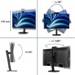 Philips 27B2N3500JH Monitor PC 68,6 cm (27") 2560 x 1440 Pixel Quad HD LCD Nero
