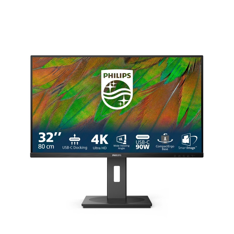 Philips Serie 3000 32B1U3900 00 Monitor PC 80 cm (31.5") 3840 x 2160 Pixel 4K Ultra HD LCD Nero
