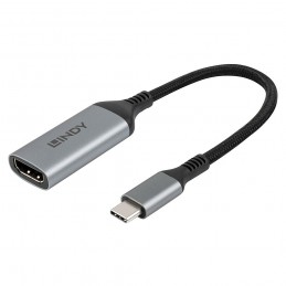 Lindy 43428 cavo e adattatore video 0,15 m USB tipo-C HDMI Grigio