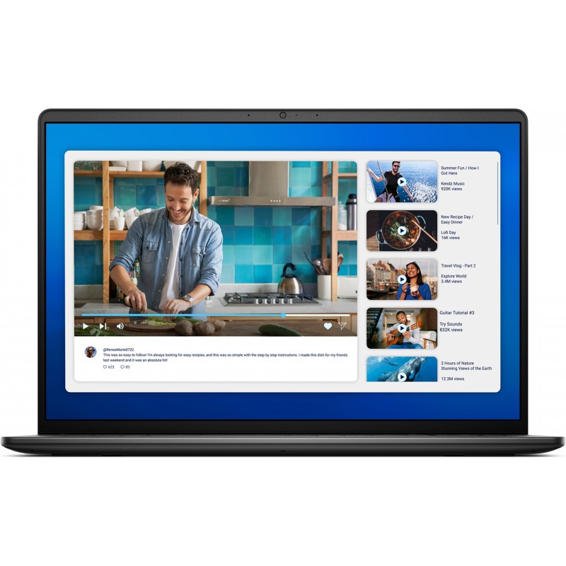 DELL DC16250 Intel Core 7 150U Computer portatile 40,6 cm (16") Full HD+ 16 GB DDR5-SDRAM 512 GB SSD Wi-Fi 6 (802.11ax) Windows