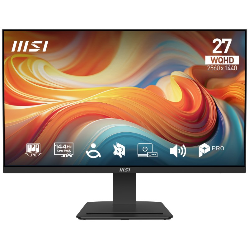 MSI Pro MP273Q E14 Monitor PC 68,6 cm (27") 2560 x 1440 Pixel Wide Quad HD Nero