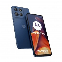 Motorola moto g15 17,1 cm (6.72") Doppia SIM Android 15 4G USB tipo-C 8 GB 128 GB 5200 mAh Blu marino
