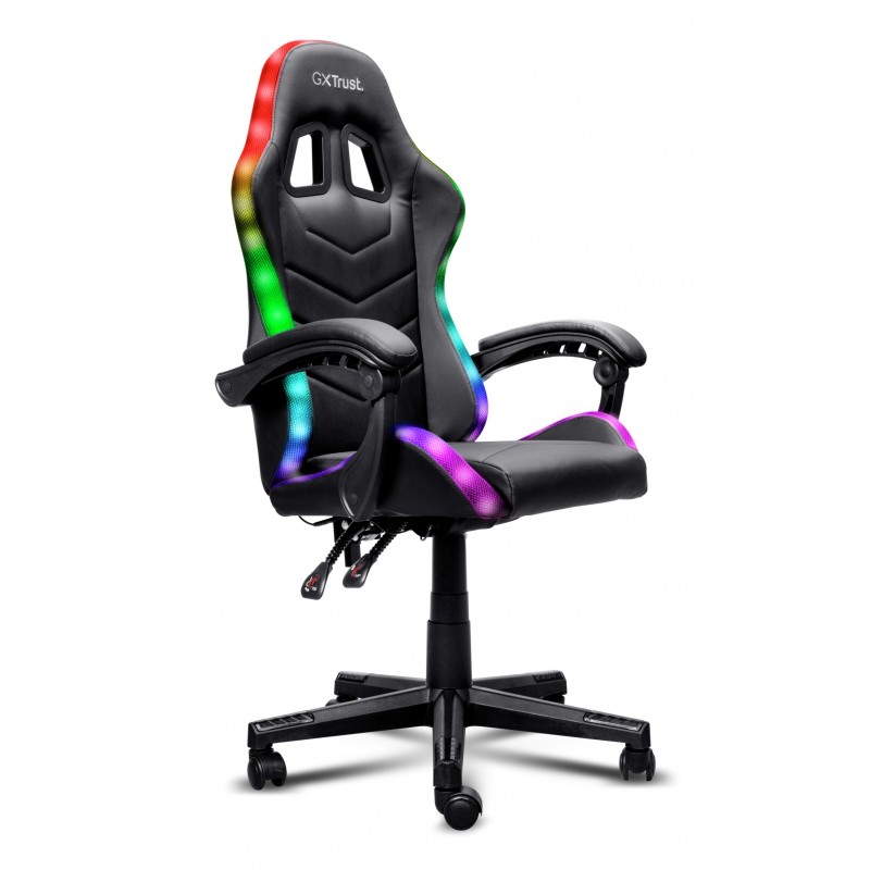 Trust 25979 sedia per videogioco Sedia da gaming per PC Seduta imbottita Nero