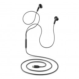 NGS CROSS GLIDE Auricolare Cablato In-ear Musica e Chiamate USB tipo-C Nero