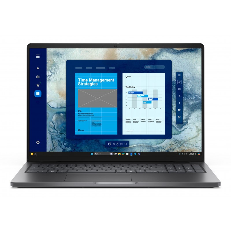 DELL Pro 16 PC16250 Intel Core Ultra 5 225U Computer portatile 40,6 cm (16") Full HD+ 16 GB DDR5-SDRAM 512 GB SSD Wi-Fi 6E