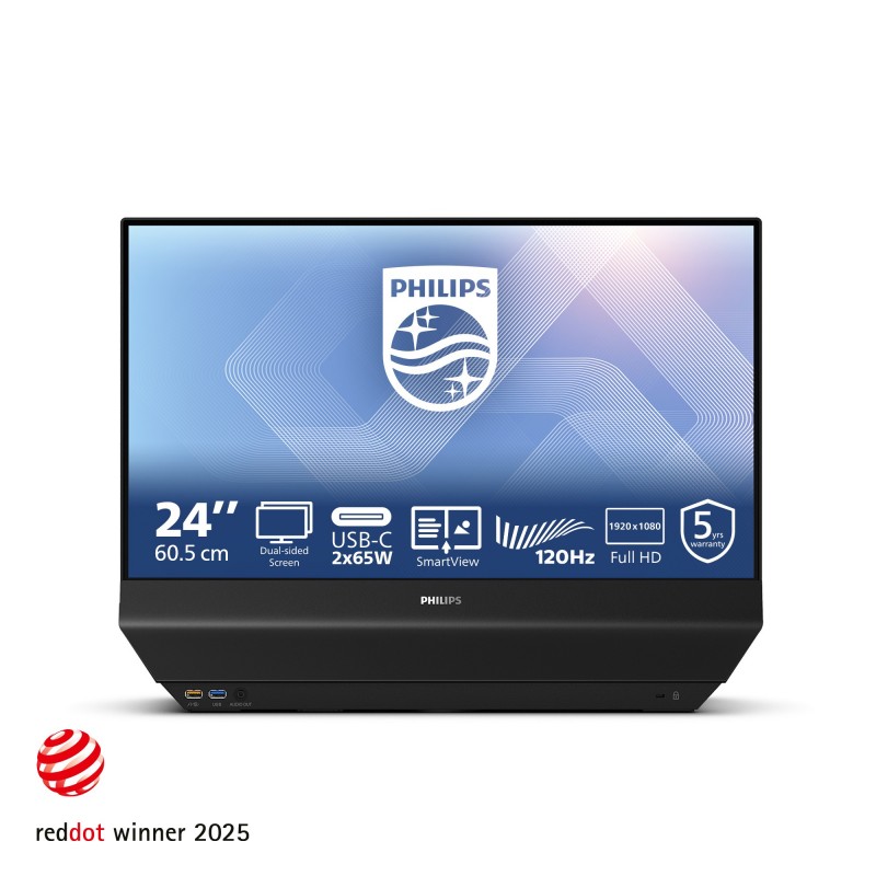 Philips 24B2D5300 00 Monitor PC 60,5 cm (23.8") 1920 x 1080 Pixel Full HD LCD Nero