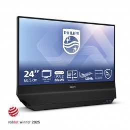 Philips 24B2D5300 00 Monitor PC 60,5 cm (23.8") 1920 x 1080 Pixel Full HD LCD Nero
