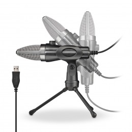 NGS MS120 USB Nero Microfono per podcast