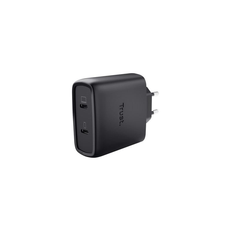 Trust Maxo Caricabatteria a 2 porte USB-C GaN da 65 W
