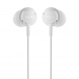 NGS CROSS STEP Auricolare Cablato In-ear Musica e Chiamate USB tipo-C Bianco