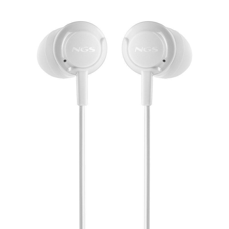 NGS CROSS STEP Auricolare Cablato In-ear Musica e Chiamate USB tipo-C Bianco