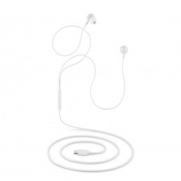 NGS CROSS STEP Auricolare Cablato In-ear Musica e Chiamate USB tipo-C Bianco
