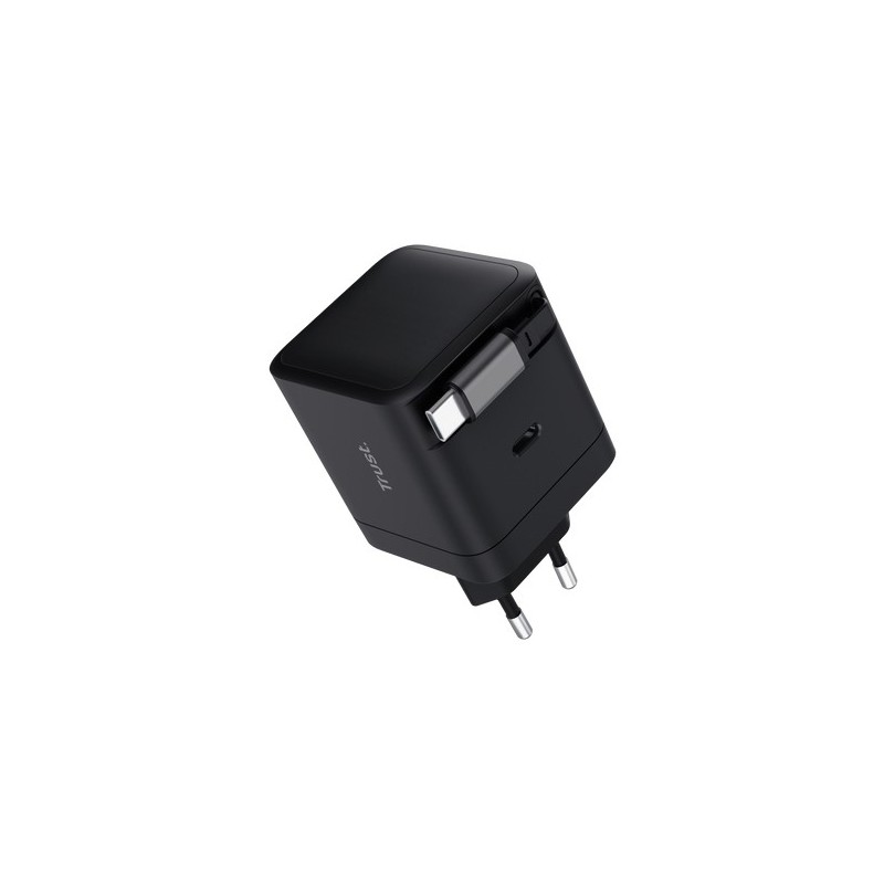 Trust Maxo Caricabatteria retrattile USB-C PD da 65 W