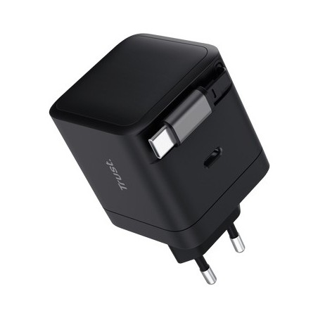 Trust Maxo Caricabatteria retrattile USB-C PD da 65 W