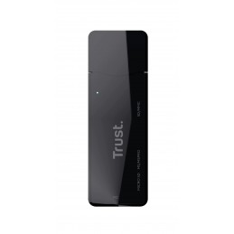 Trust NANGA lettore di schede USB 3.2 Gen 1 (3.1 Gen 1) Type-A Nero