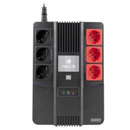 NGS Fortress Bunker gruppo di continuità (UPS) Standby (Offline) 0,6 kVA 350 W 6 presa(e) AC
