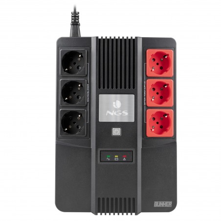 NGS Fortress Bunker gruppo di continuità (UPS) Standby (Offline) 0,6 kVA 350 W 6 presa(e) AC