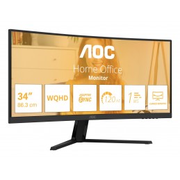 AOC B3 CU34B3E Monitor PC 86,4 cm (34") 3440 x 1440 Pixel Wide Quad HD LED Nero