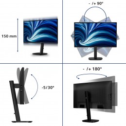 Philips Serie 3000 27B2N3200J 00 Monitor PC 68,6 cm (27") 1920 x 1080 Pixel Full HD LCD Nero